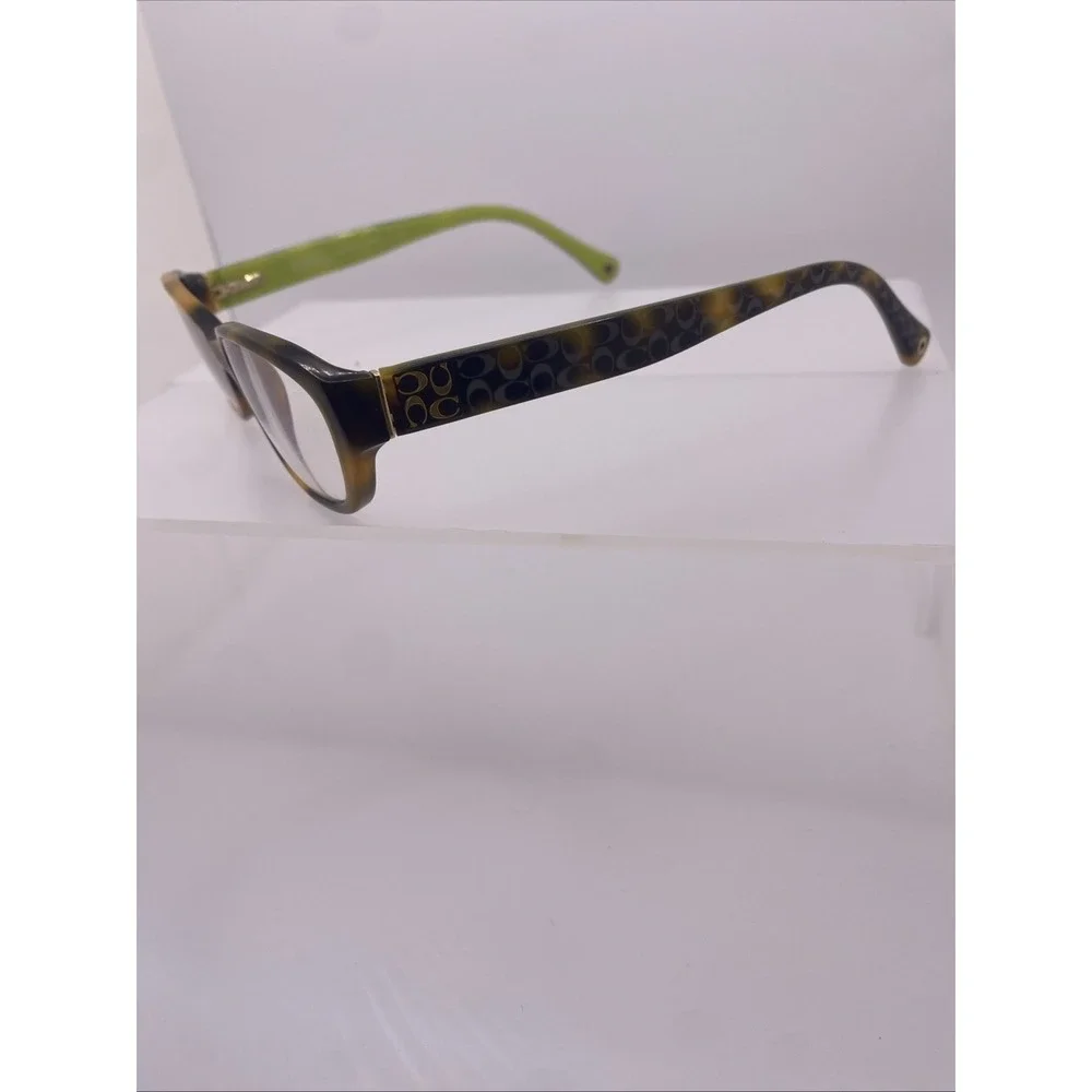 Coach Eyeglasses FRAMES ONLY HC 6002 Cecilia 51-16-135 Brown Tortoise Green 373